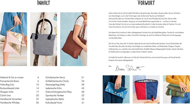 Actual product image Taschen nähen - Coole Modelle einfach selbst gemacht (German, 2021)