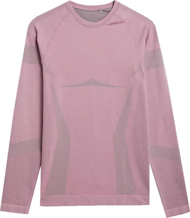 4F Thermoaktives Damen-Sweatshirt F113 dunkelrosa 4FAW23USEAF113 53S M/L (M/L)