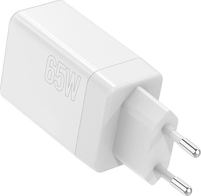 Produktbild Maxlife MXTC-08-65ACC PD QC Ladegerät 2x USB-C 1x USB 65W weiss (65 W)