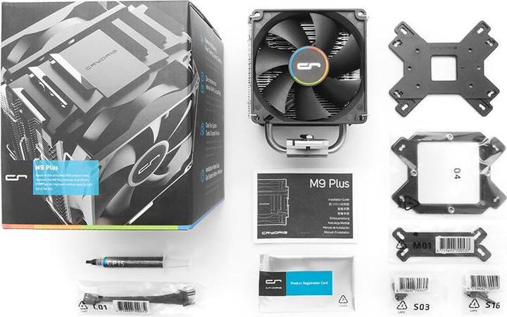 Produktbild Cryorig M9 Plus CPU-Tower-Kühler - 2x92mm (124.60 mm)