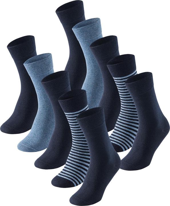 Schiesser Freizeitsocken Cotton Fit (10er Pack, 39 - 42)