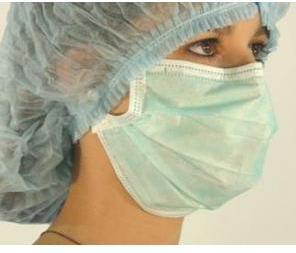 Bastos Viegas Surgical OP-Maske TypII grün zum Binden 50 Stk (50 x)