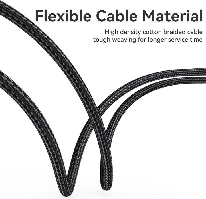 Actual product image Vention USB-C to HDMI Cable 2m CRBBH (Black) (2 m, HDMI)