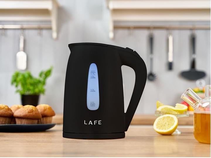 Produktbild Lafe 47458 Elektrischer Wasserkocher Essential Schwarz 1.7L (1.70 l)