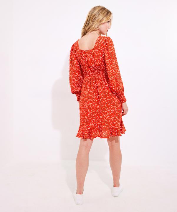 Actual product image Joe Browns Spotted Tie Neck Mini Dress (42)