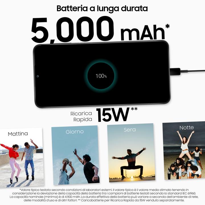 Image du produit Samsung Galaxy A13 (128 Go, Noir, 6.60", Double SIM, 50 Mpx, 4G)