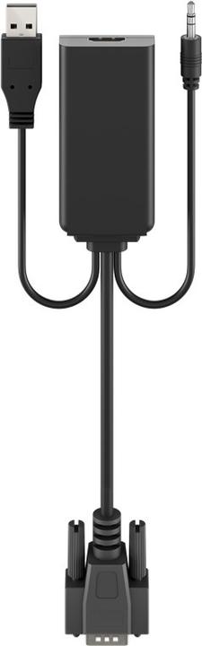 Actual product image Goobay VGA/HDMI adapter cable (USB-A, 16 cm)