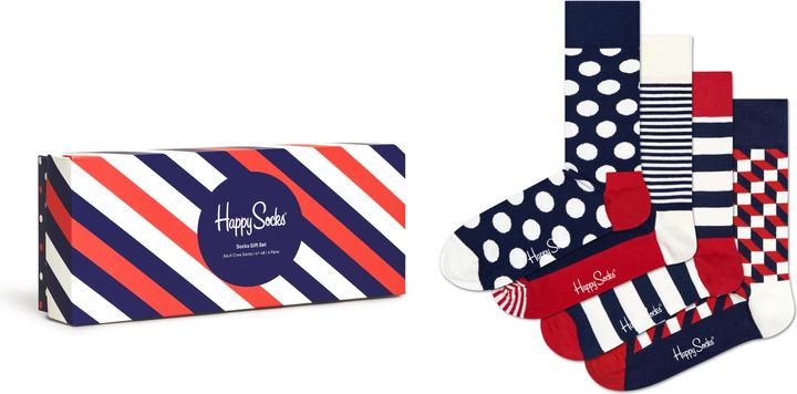 Produktbild Happy Socks Classic Navy Gift Set (4er Pack, 41 - 46)