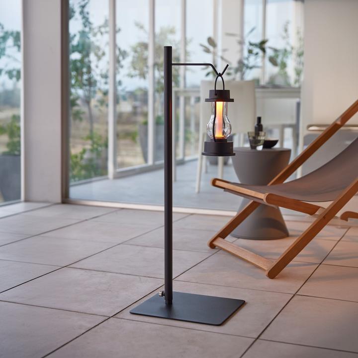 Actual product image Yamazaki TOWER height-adjustable lantern stand