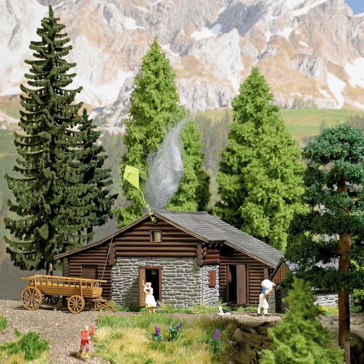 Produktbild Busch H0 Almhütte mit kleinen Stall