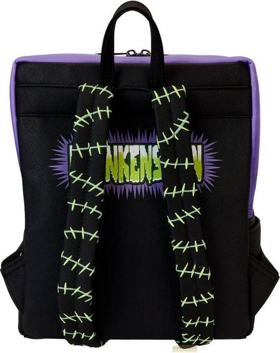 Image du produit Loungefly Universal Monsters by Mini-sac à dos Frankenstein Neon Mask
