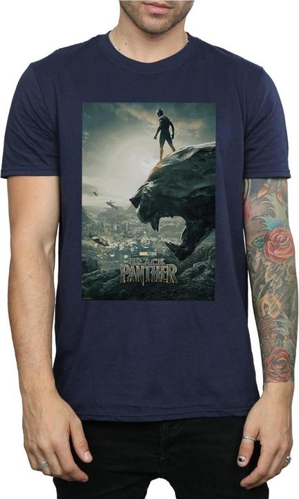 Immagine prodotto Maglietta con poster di Black Panther (M)