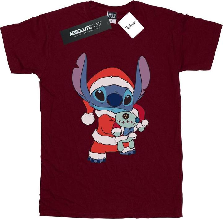 Disney Lilo And Stitch Stitch Christmas TShirt (M)