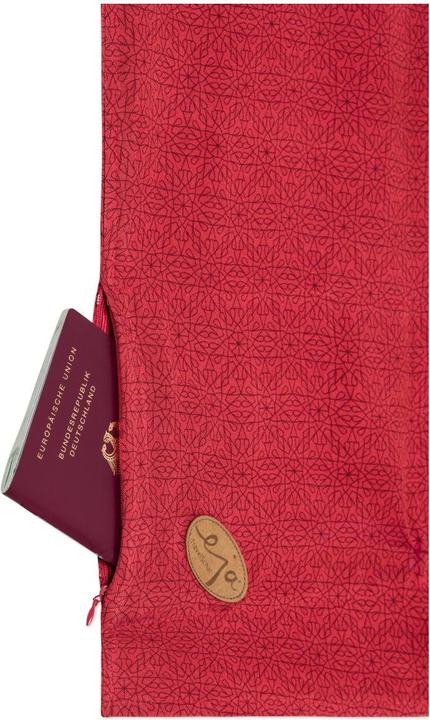 eja Travel Schal Travel Schal mit Mundschutz (Schlösser & Anhänger)