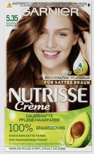 Aura Garnier Nutionse, 5,35 Goldenes Rehbraun, Haarfärbemittel (Goldenes Rehbraun)