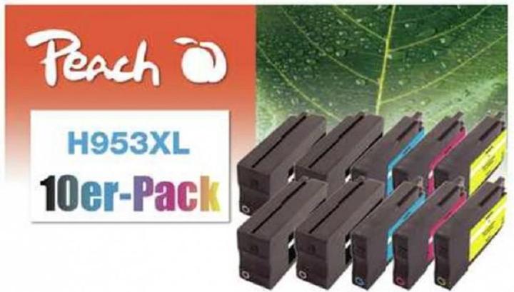 Actual product image Peach Ink HP No 953XL 4x BK,2x C, 2x M, 2x Y (M, C, Y, FC)