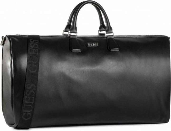 Immagine prodotto Guess Dan, Synthetic Leather, Textile Bag, Weekend Bag, Black, For Men
