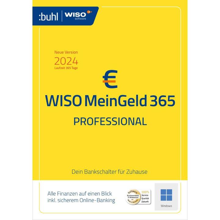 Produktbild Buhl Data Service Buhl Data WISO Mein Geld Professional 365 Download Code (1 User, 12 Monate)