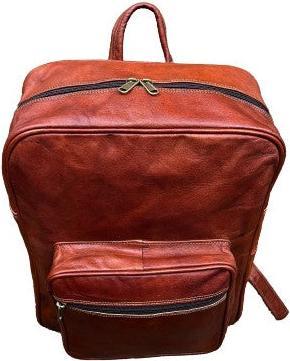 Immagine prodotto Only-Bags.Store Zaino in pelle, zaino da viaggio, zaino roll top in pelle marrone, borsa per laptop, Unisex