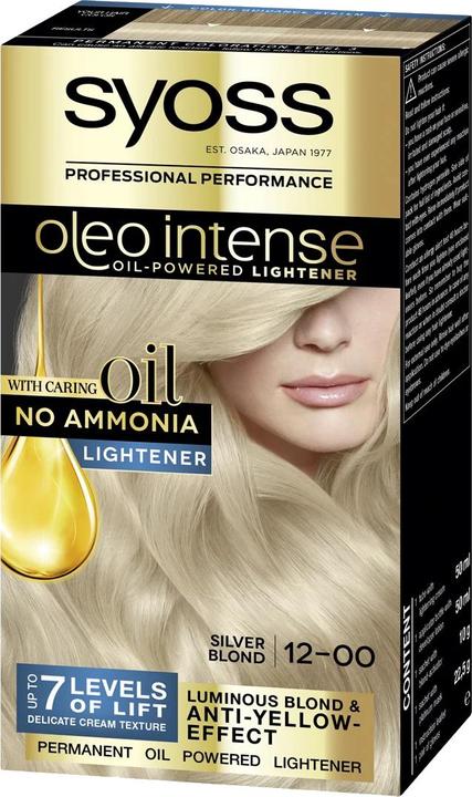 Image du produit Syoss OLIO INTENSE encre sin amoniaco #12.0-aclarante extremo 5 pz (12-00)