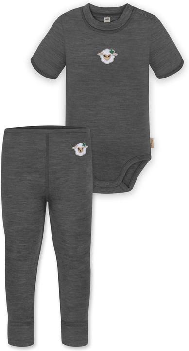 Produktbild Normani Baby Merino Kurzarmbody „Tihoi" und Hose „Tutira" - 9613 (80)
