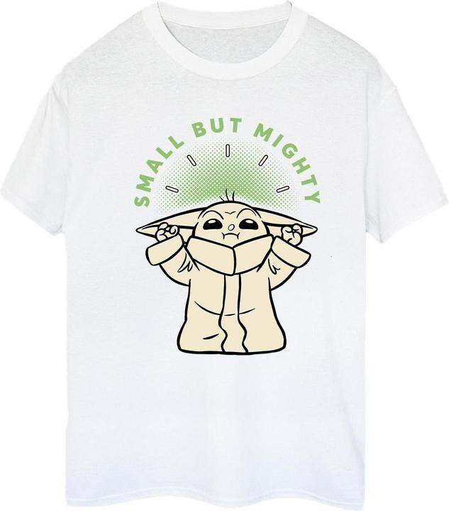 Immagine prodotto Star Wars The Mandalorian Small But Mighty Grogu Maglietta Ampia Donna (M)