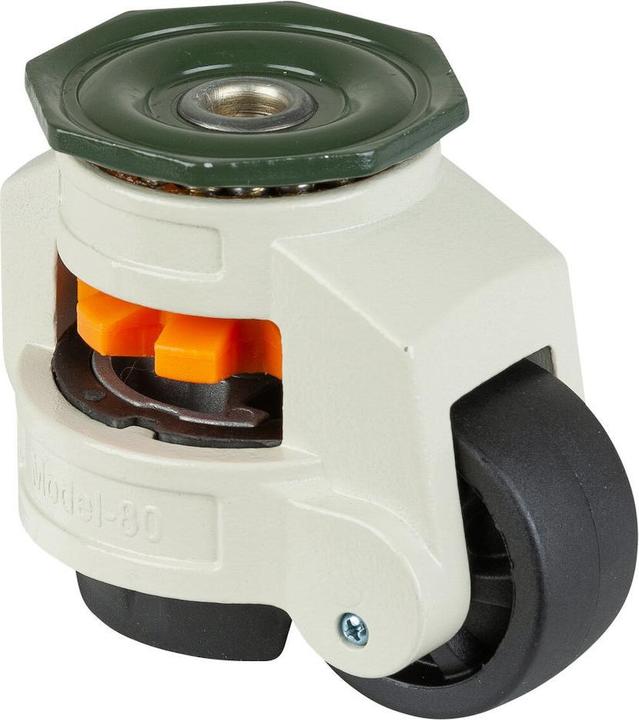 Image du produit BS Rollen Roulette de levage W221.A90.062 Roulette pivotante avec frein, diamètre de roue 62 mm
