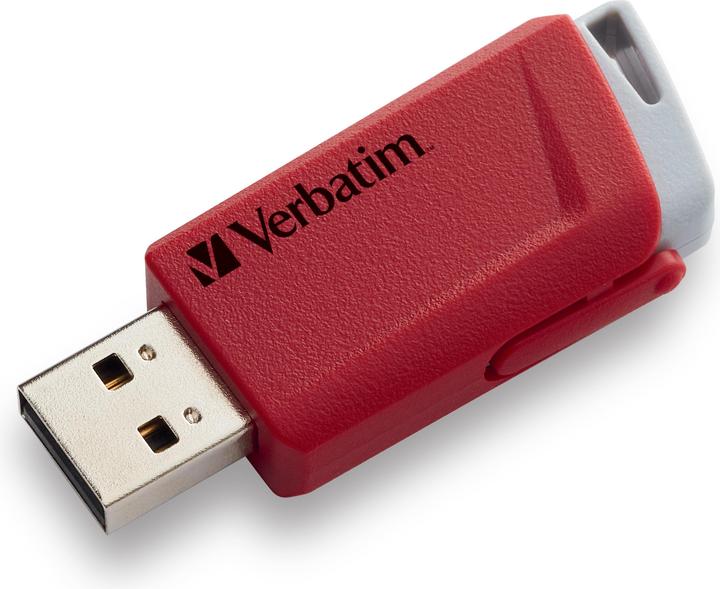 Actual product image Verbatim USB flash drive 2x 32GB 3.2 Store'n Click Gen1 red/blue external retail (32 GB, USB-A)