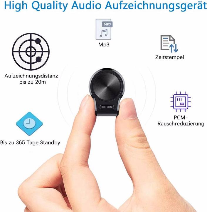 Immagine prodotto Youhe Mini dettatrice (32 GB)