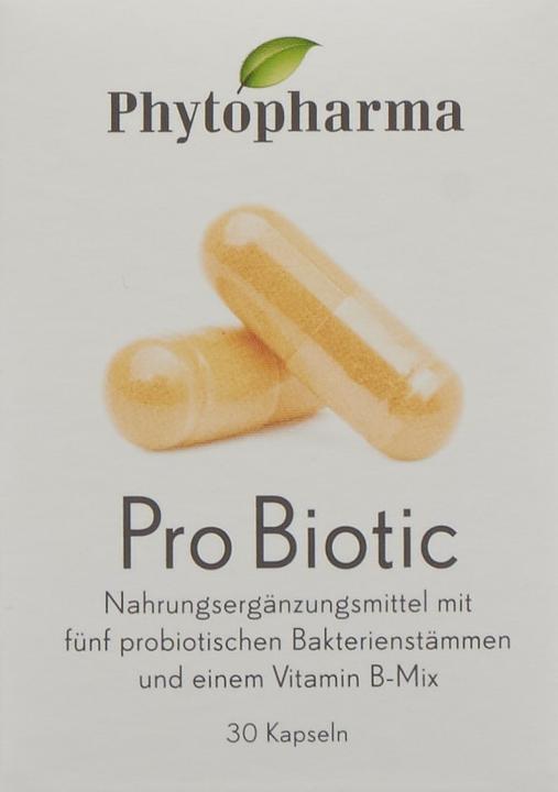 Actual product image Phytopharma Pro Biotic Capsules (30 pcs) (30 Piece, Capsules, 46 g)