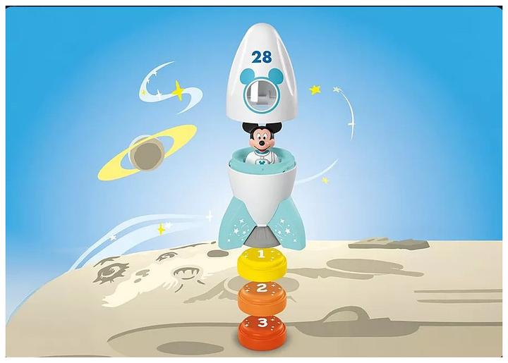 Image du produit Playmobil Disney : l'aventure de Mickey Mouse dans la fusée et l'espace (71771, Playmobil Junior)