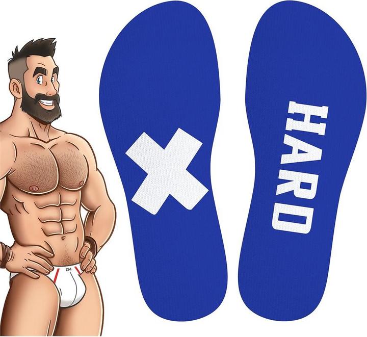 Actual product image Sneakxx HARD BLUE" socks (39 - 45)