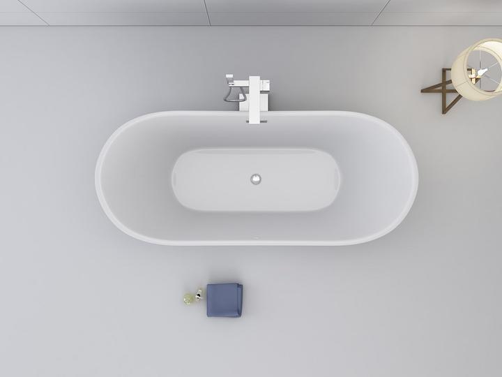 Produktbild Jet-Line Badewanne LAUSANNE weiss 170x80 cm (170 cm, 80 cm)