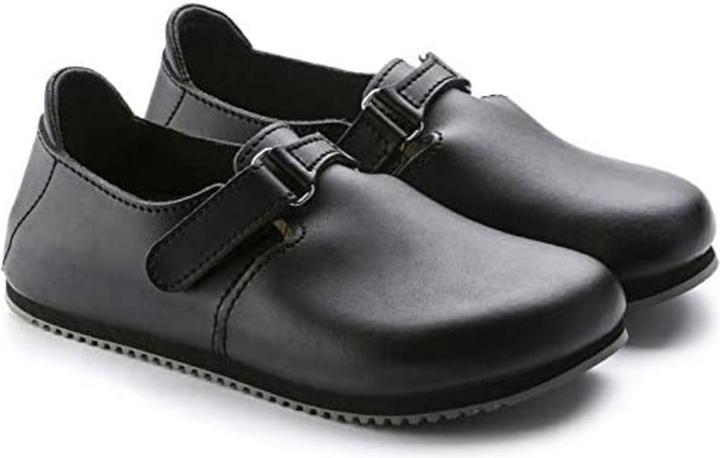 Produktbild Birkenstock Clog Linz Superlauf, Naturleder, schwarz, schmal, Grösse 40 (40)