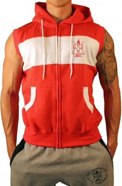 Immagine prodotto Gym Generation GW Felpa senza maniche con cappuccio e zip ROSSA (M, L)