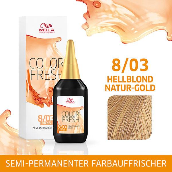 Produktbild Wella Color Fresh Acid (8/03 hellblond natur-gold)