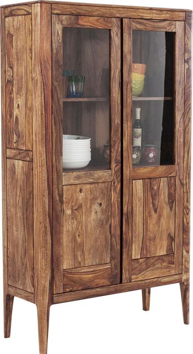 Image du produit Kare Design Vitrine Brooklyn nature 2-portes (100 x 40 x 175 cm)