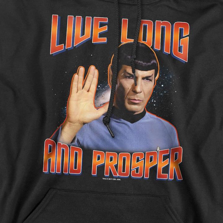 Immagine prodotto Original Live Long and Prosper Felpa con Cappuccio Uomo (M)