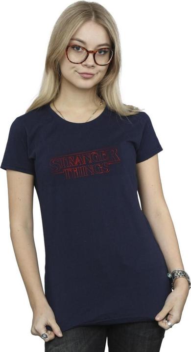 Produktbild Netflix Stranger Things Glow Logo TShirt (S)
