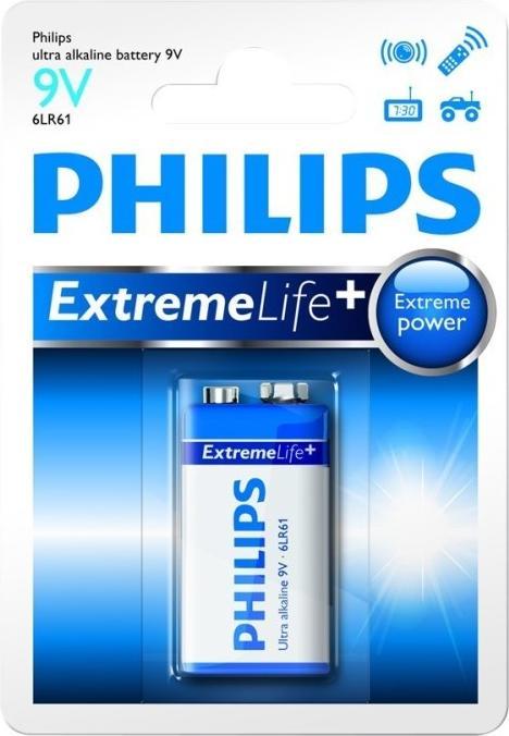 Image du produit ProPlus Pile Ultra Alkaline 9V sous blister (1 pcs, 9V Block)