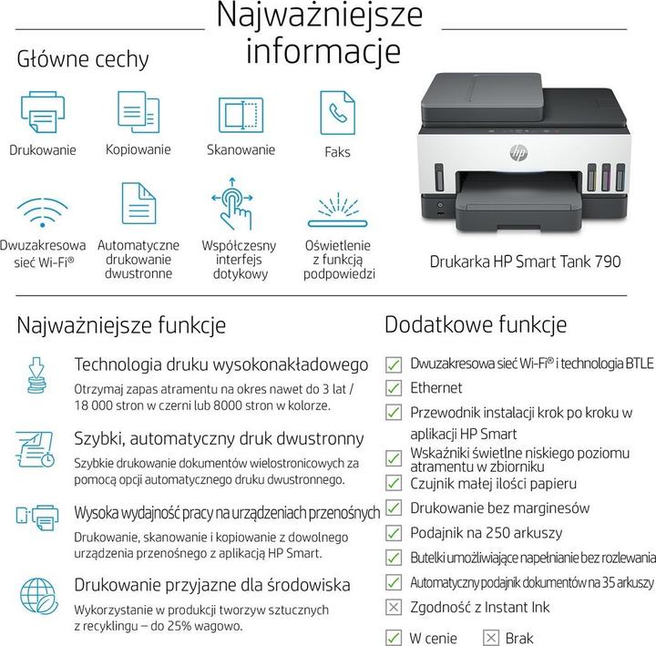 Actual product image HP Smart Tank 790 (Ink tank, Colour)