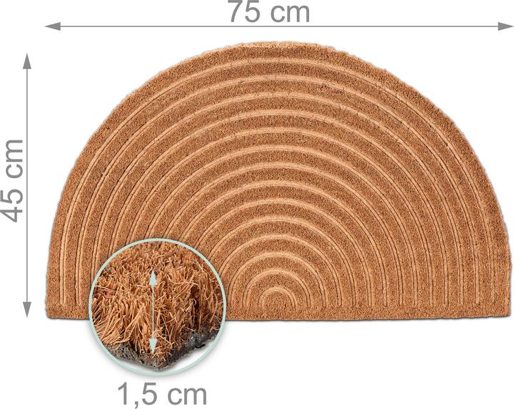 Image du produit Relaxdays Paillasson (75 x 45 x 1.5 cm)