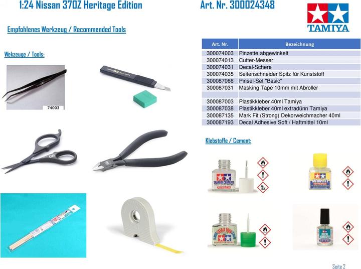 Image du produit Tamiya Nissan 370Z Heritage Edition