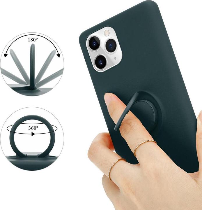 Image du produit Cadorabo TPU Liquid Ring Silicone Case Cover (Apple iPhone 11 Pro Max)