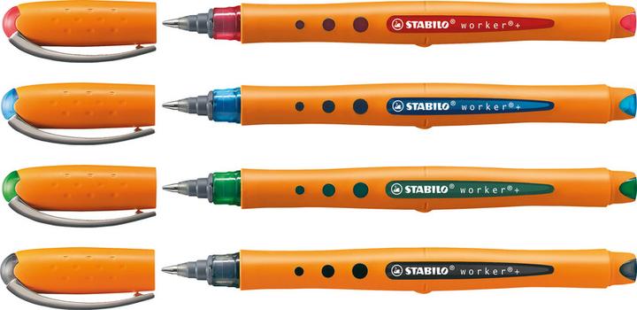 Image du produit STABILO worker+ Roller à encre (Noir, 1 x)