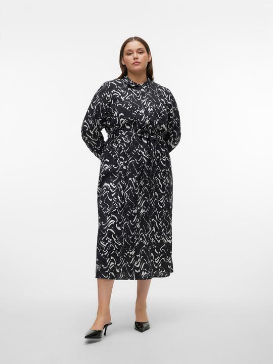 Actual product image Vero Moda VMCCIA Langes Kleid Hemdblusenkleid (50)