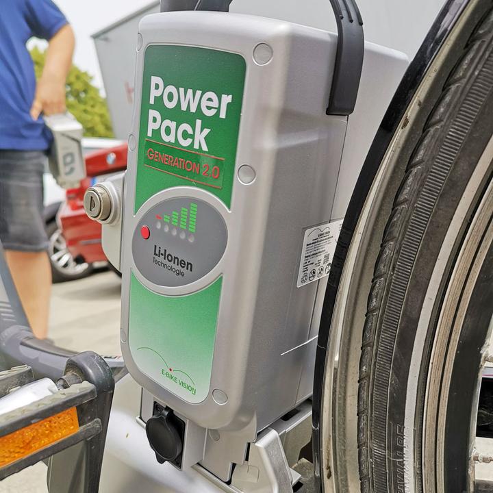 Actual product image E-Bike-Vision High performance e-bike battery Panasonic 26 Volt 20Ah 510 Wh (510 Wh, E-Bike battery)