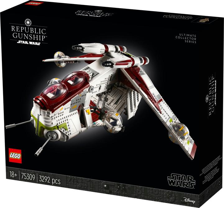 Actual product image LEGO UCS Republic Gunship (75309, LEGO Star Wars, LEGO Rare Sets)