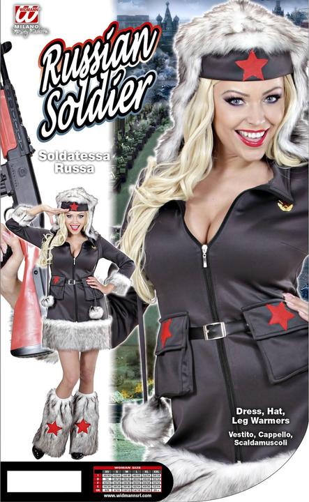 Actual product image Widmann Russian female soldier costume (S)