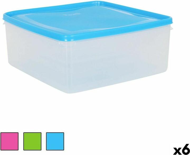 Produktbild BigBuy Lunchbox karriert 24 x 24 x 10 cm (6 Stück)